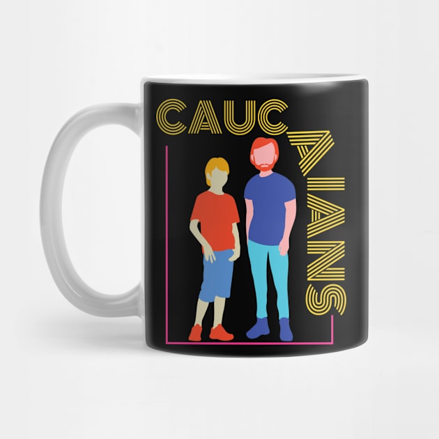 Caucasians T-Shirt For Men And Women by TibA